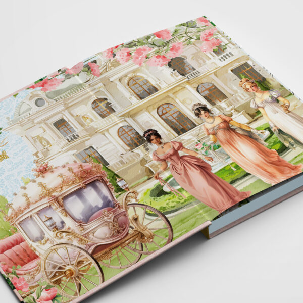 diario_de_leitura_vintage_bridgerton_renascentista_jardim_real_luxo