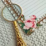 Kit 5 Envelope e 5 Papéis de Carta Vintage Dama das Flores - Imagem 7