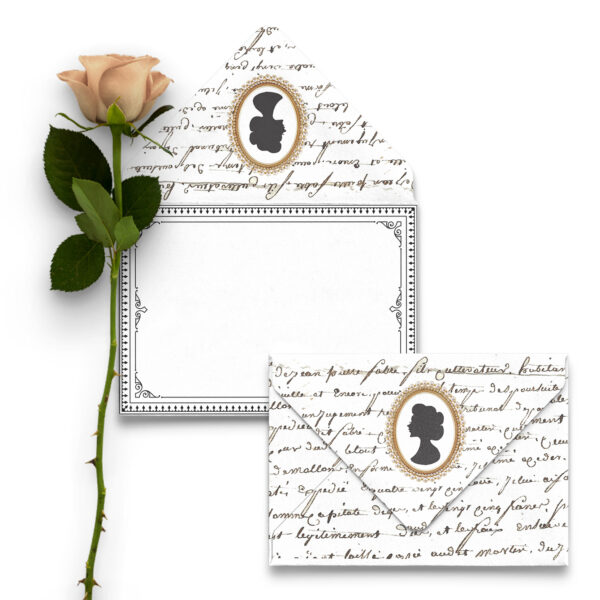 envelope_papel_carta_vintage_bridgerton_floral_lady_whistledown