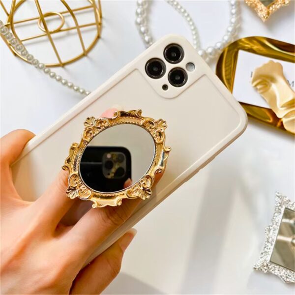 Suporte de dedo para Celular com Espelho Vintage - Imagem 4