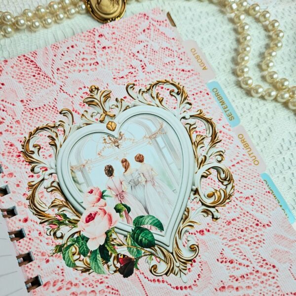 Planner 2026 Vintage Jardim das Ideias - Imagem 15