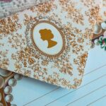 Kit 5 Envelope e 5 Papéis de Carta Vintage Dama das Flores - Imagem 8