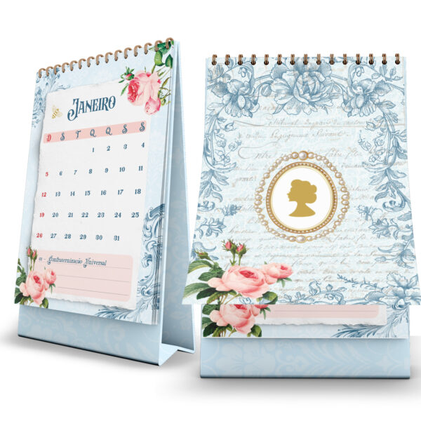 calendário_de_mesa_2025_vintage_floral_bridgerton_
