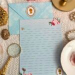 Kit 5 Envelope e 5 Papéis de Carta Vintage Elegância Eterna - Imagem 3