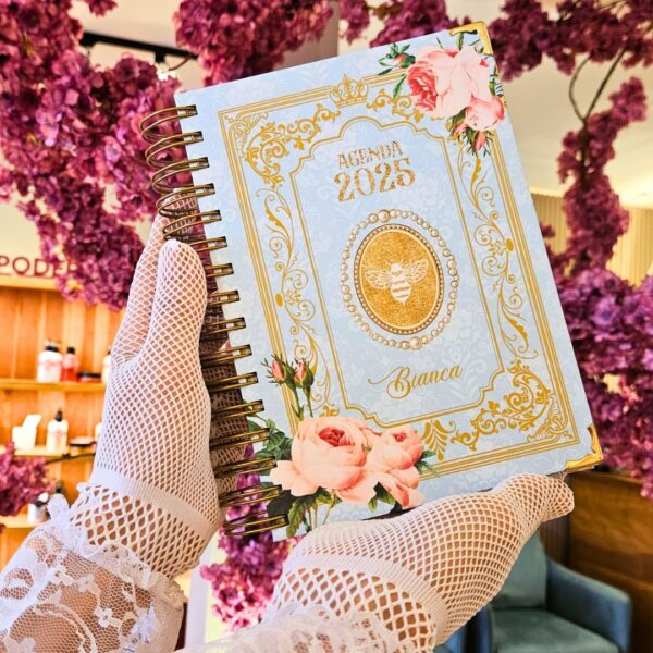 Agenda Vintage 2026 Pétalas 1 Dia por Página - Imagem 10