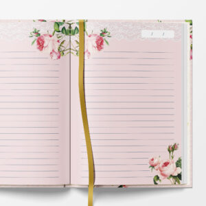 Caderno / Diário Costura Jardins Floridos