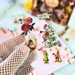 100 Adesivos Vintage Para Scrapbooking E Decoração