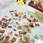 100 Adesivos Vintage Para Scrapbooking E Decoração