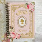 caderno leitura da bíblia 365 dias com jeová testemunhas floral vintage
