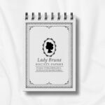 bloquinho anotações lady whistledown bridgerton vintage