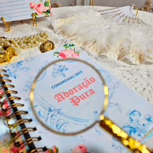 caderno congresso 2025 adoração pura testemunhas de jeová floral feminino jw