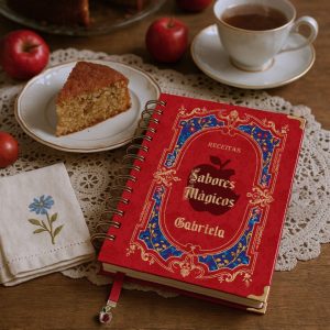 caderno_receitas_branca_neve_medieval_contos_fada_vintage