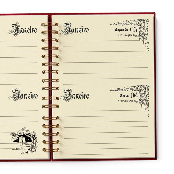 agenda_branca_neve_rainyha_contos_fadas_medieval_vintage_pólen_2_dias_pagina