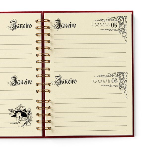 agenda_branca_neve_rainyha_contos_fadas_medieval_vintage_pólen_2_dias_pagina