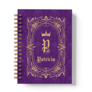 caderno_diario_vintage_rainha__branca_de_neve_medieval