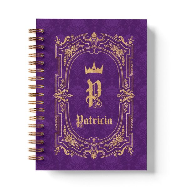 caderno_diario_vintage_rainha__branca_de_neve_medieval