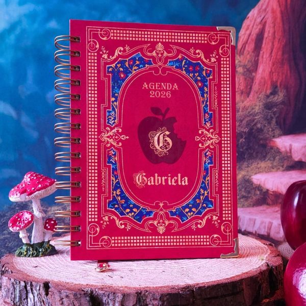 agenda_branca_neve_rainha_vintage_contos_de_fadas_medieval