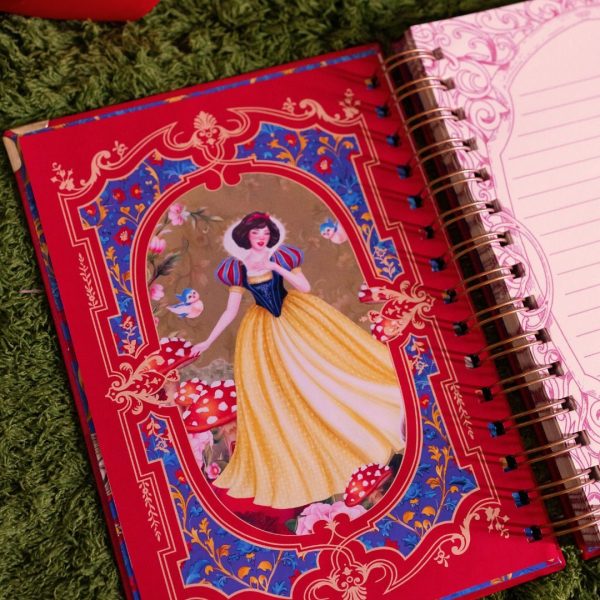 caderno_diario_vintage_princesa_branca_de_neve_medieval