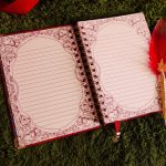 caderno_diario_vintage_princesa_branca_de_neve_medieval