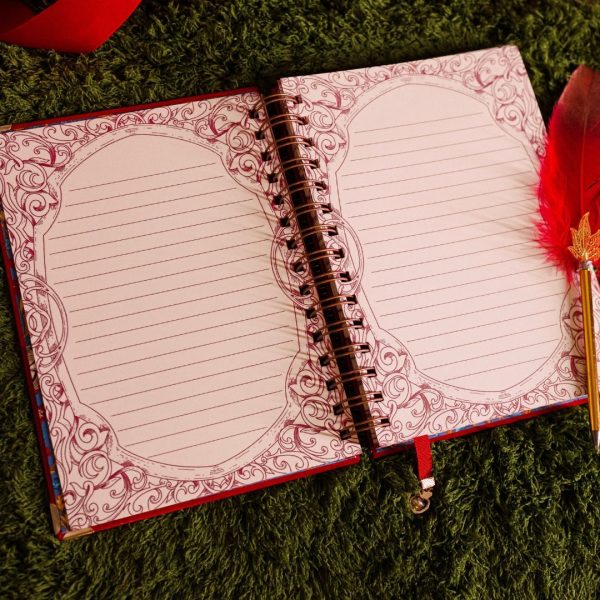 caderno_diario_vintage_princesa_branca_de_neve_medieval