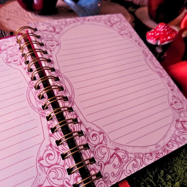 caderno_diario_vintage_princesa_branca_de_neve_medieval