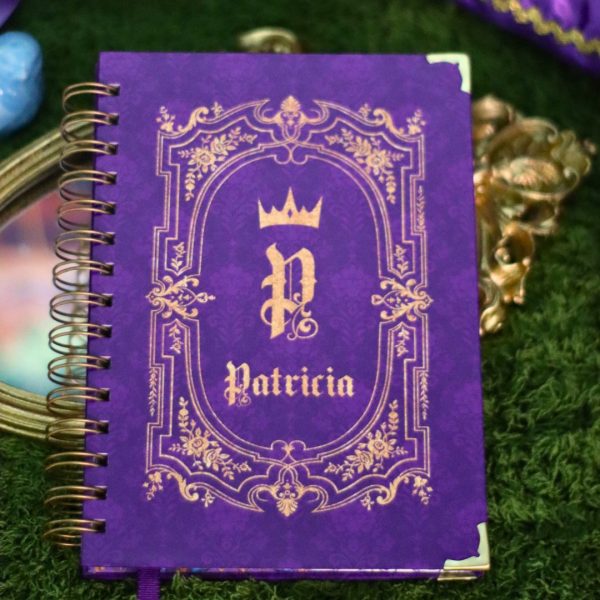 caderno_diario_vintage_rainha__branca_de_neve_medieval