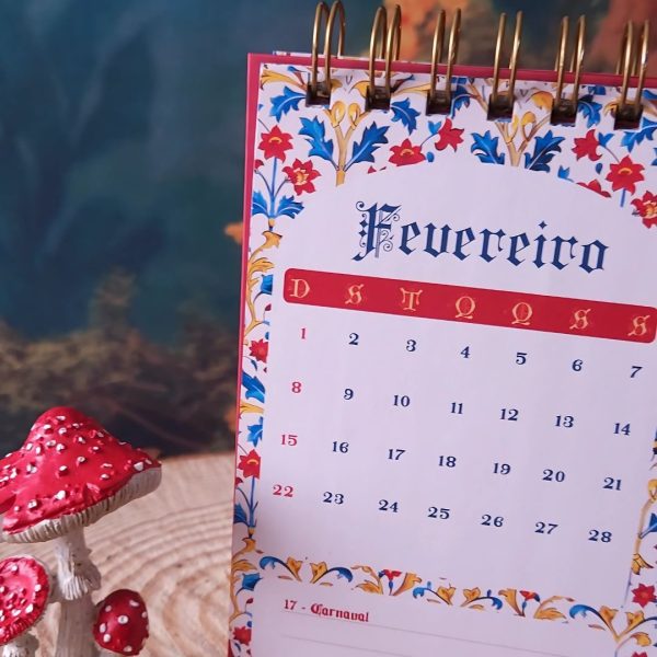 calendario_vintage_rainha_princesa_branca_neve_roxo_flor