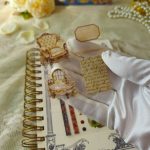 caixa cartelas adesivos vintage feminino mulheres camponesa flores molduras scrapbook