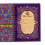 agenda_branca_de_neve_rainha_capa_roxa_dourada_maçã_vintage_medieval_princesa_contos_fada2